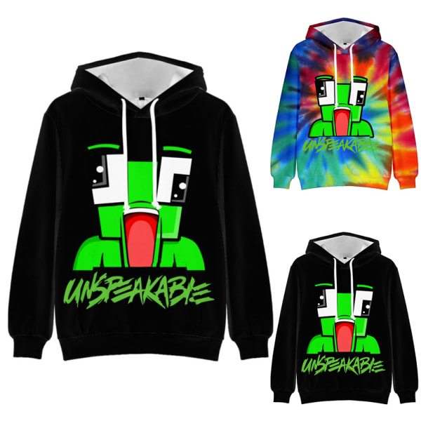 UNSPEAKABLE Kinder Pojk Youtuber Merch Hoodie Sweatshirt Toppar 140cm