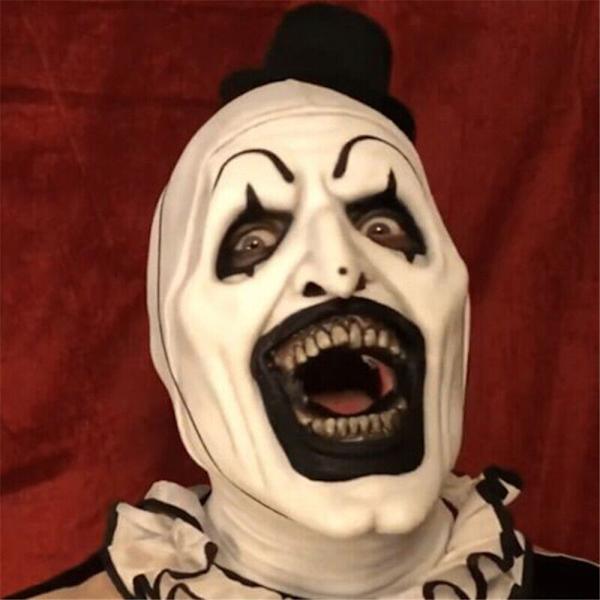 Art The Clown Joker -pellenaamio Cosplay-asu Halloween-naamio A