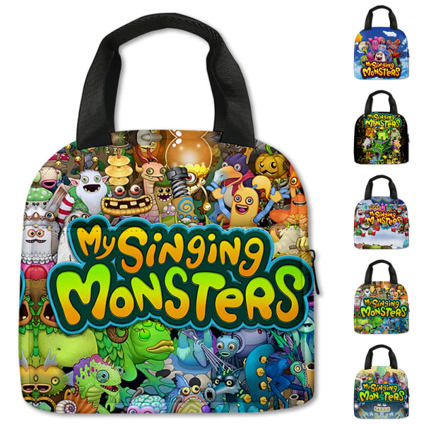 My Singing Monsters Lunchbox - Återanvändbar Lunchväska, Rymlig D