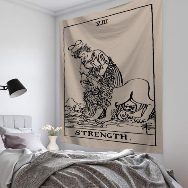 Magisk Måne Sol Tarot Väggbonad Sängöverkast Rum Vägg Dekoration F 95*73CM