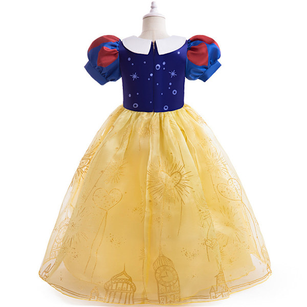 Snehvide Pigekjole Prinsesse Kostume Cosplay Julekjole 100cm