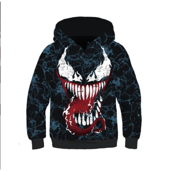 Barnens Verse Miles Morales Cosplay Hoodie Spiderman Jacka C XS