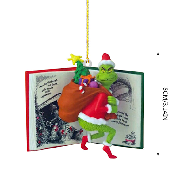 Grinch Julgranspynt Julgran Hängande Figur Hänge Present C