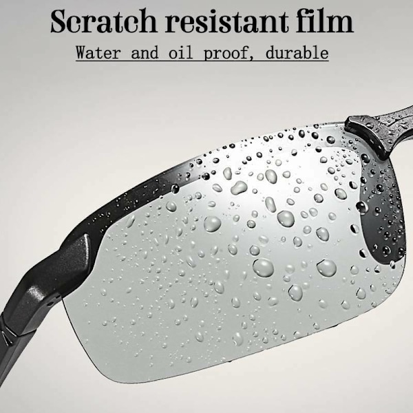 3-pack Herrar Körning Golfglasögon UV400 Lins Polariserad Solglasögon Grey Frame Black Lenses