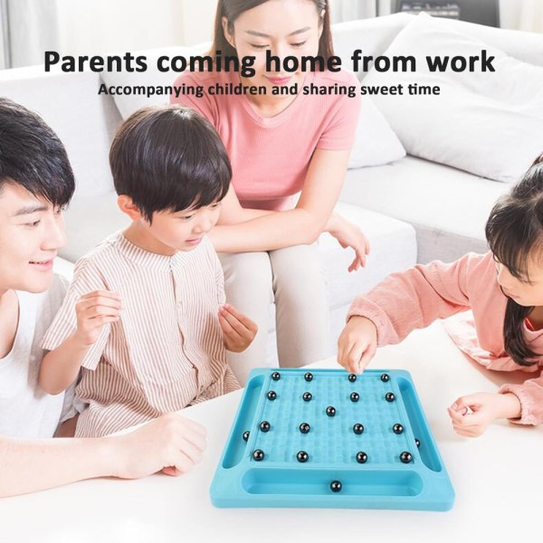 Magnetiskt Slagschack Utbildande Damspel Bärbar Bräde För Hem Familjesammankomst 20PCS