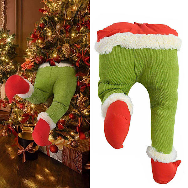 Grinch Julben Plush Doll Julgran Krans Dekoration Present