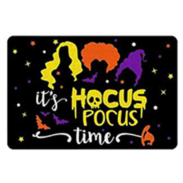 Halloween Dörrmatta Hocus Pocus Dörrmatta Inomhus/Utomhus Entré Golvmattor Hem F