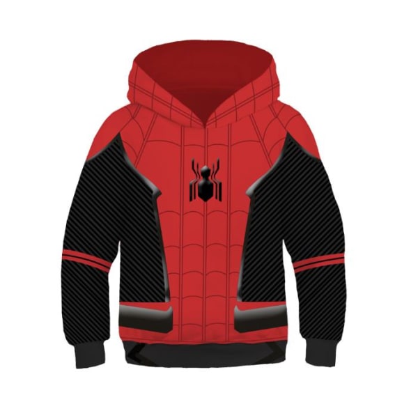 Kids Verse Miles Morales Cosplay Hoodie Spiderman Jacka Coat F S