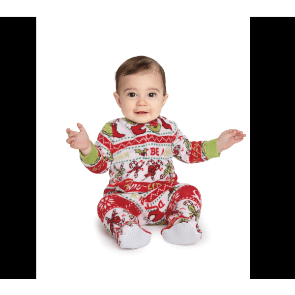 Christmas Family Sleepwear Loungewear Set The Grinch Nightwear Baby 12-18M