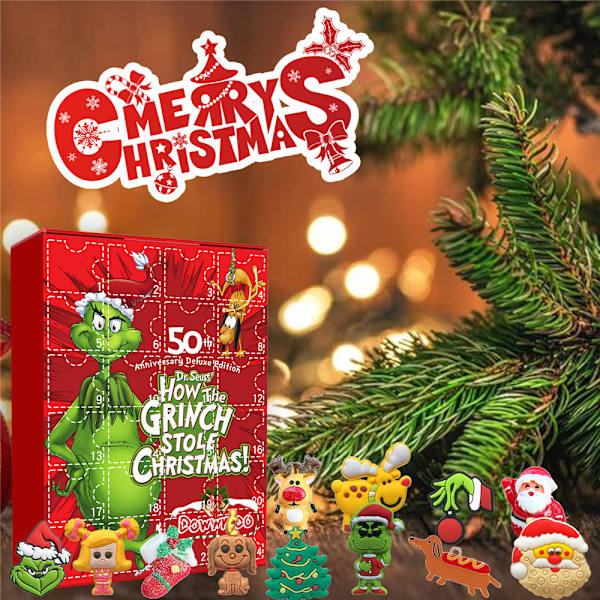 Julkalender med överraskningsleksak - 24 dagars julkalender med blindbox