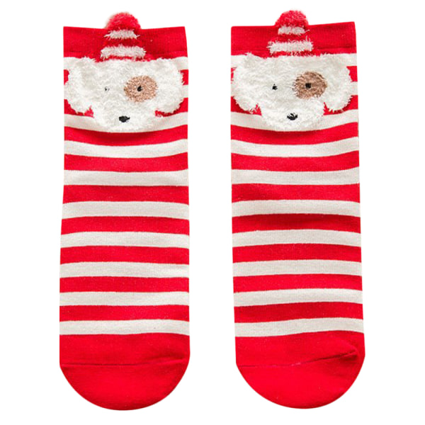 2/4/6/8 stk. Julesokker 4 farger Dekorere Mote Tegneserie fox 2PCS