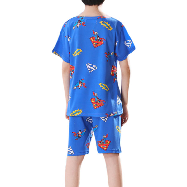 Barn Barn Casual Cartoon Hemtjänst Kortärmad pyjamas SpongeBob 80-92cm