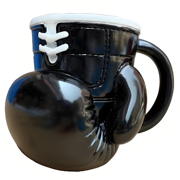 12Oz Boxningshandske Mugg, Nyskapande Boxningsmugg, Kaffekoppspresent för Sportälskare Black