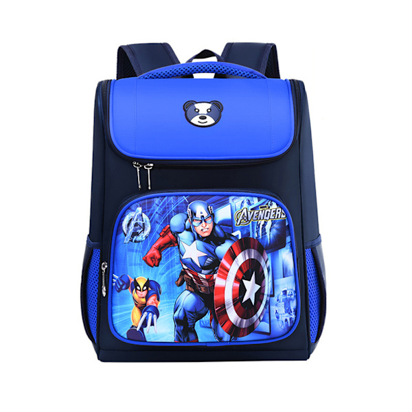 Cartoon Frozen Marvel Barn Ryggsäck Skolväska Axelväska Handväska C