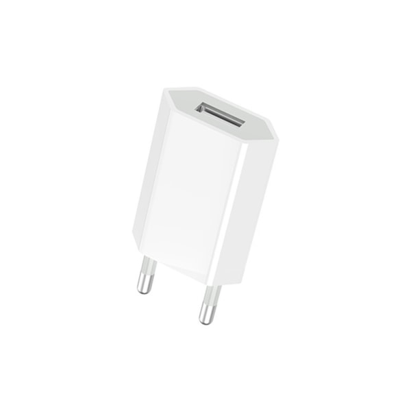 USB - power från 230V till 5V USB Typ A ho 1A, 5W kompatibel med iPhone White