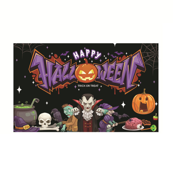 Halloween Pumpa Bakgrundsdekoration för Soffor och Heminredning A