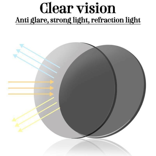 3st Herr Driving Golf Glasögon UV400 Lins PolarizedSolglasögon Black Frame Photochromic Lenses