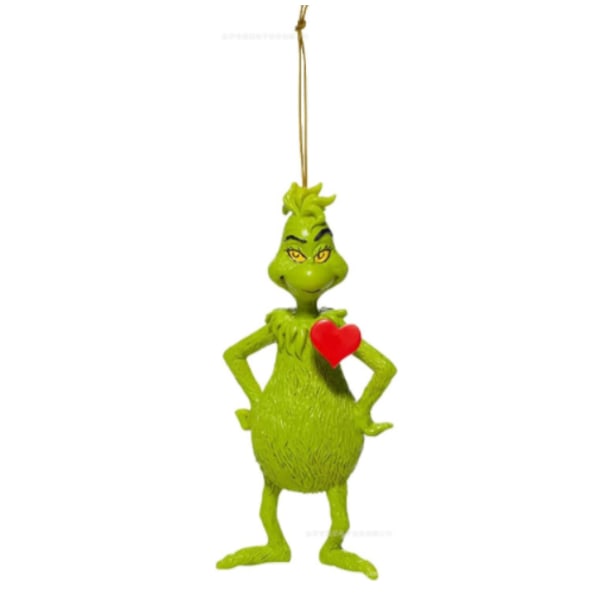 Grinch Julgranshängande Ornament Smycken Heminredning H