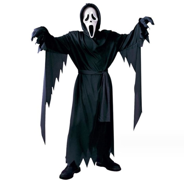 Kids Scream Costume Ghost Halloween Boy's Outfit med Mask S