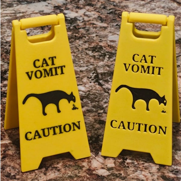Kattkräks Skylt, Hundkräks Skylt, Rolig Katt Skyltar Dekoration, Trädgård Varnings Skylt \"Kattkräks Skylt\", Rolig & Söt Nyhet Katt/Hund Kräks Skylt för Husdjursägare Dog