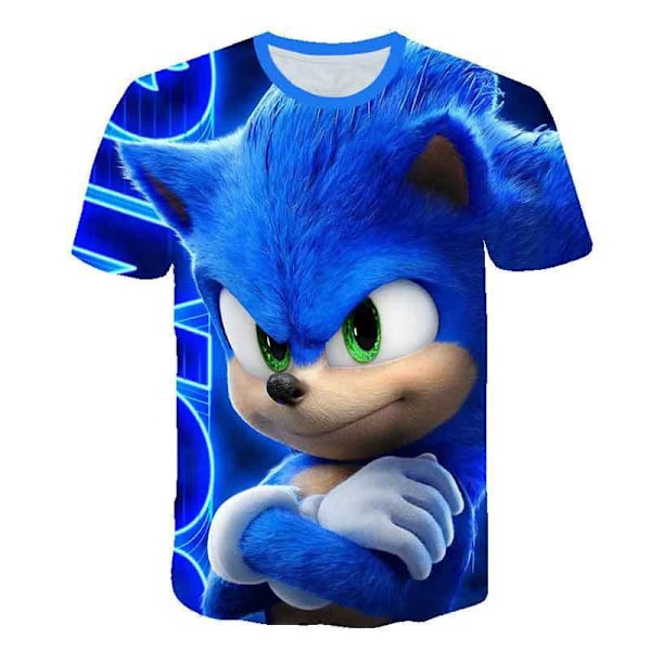 Sonic the Hedgehog poikien t-paita kesäinen lyhythihainen #4 140cm