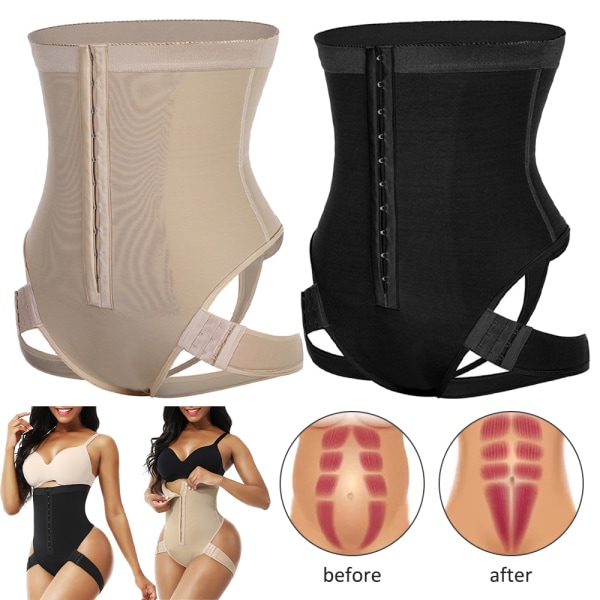 Damkläder Peach Butt Curvy Tummy Shaper Högmidjade Body Shaperwear Kalsonger Skin M