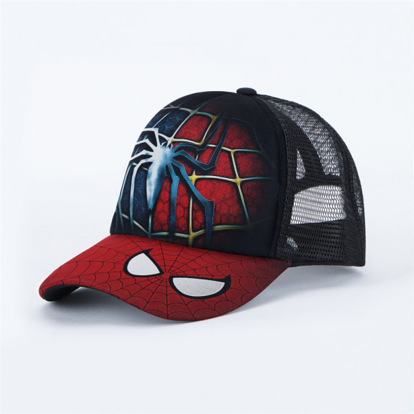 Barn Pojkar Superhjältekaraktär Marvel Baseball Cap Mesh Andas Snapback Hatt Spider Man
