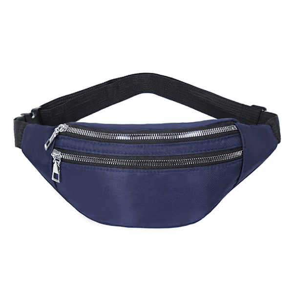 Midjeväsk, Fanny Pack, Pengabälte för Kvinnor och Män blue