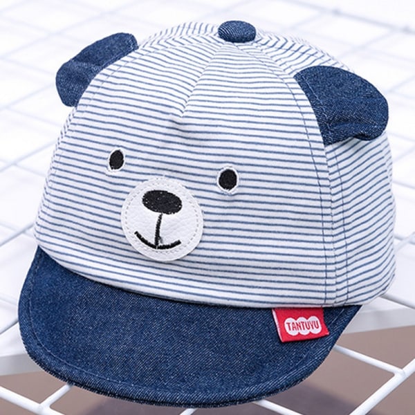 Cartoon Bear Justerbar Toddler Cap Barn Öra pink