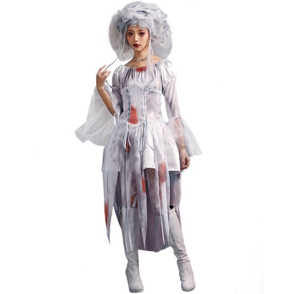 Cosplay Vampyr Halloweenfestdräkt Familjeset Barnkläder Women L