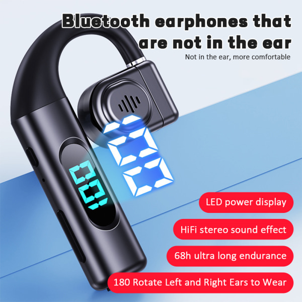 Trådlöst Bluetooth -headset black