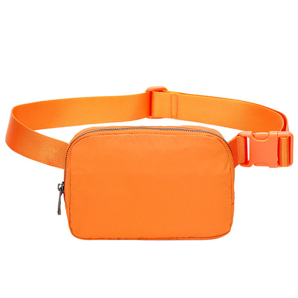 Muotivyölaukku miehille ja naisille, crossbody-laukku, vyötärölaukku orange
