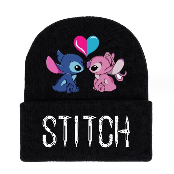 Lilo Stitch Cartoon Print Stickad mössa för barn cap present #4