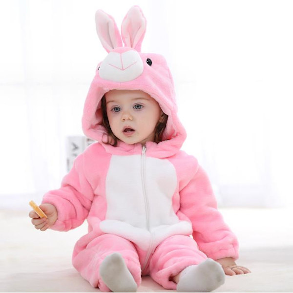 Baby Djurhuva Romper Jumpsuit Bodysuit Kläder Vinterkläder A 70cm