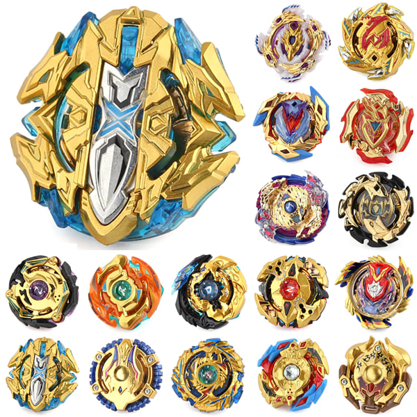 Kid Beyblade Burst Gold Edition Snurrleksaker Utan Launcher Gold Edition-B