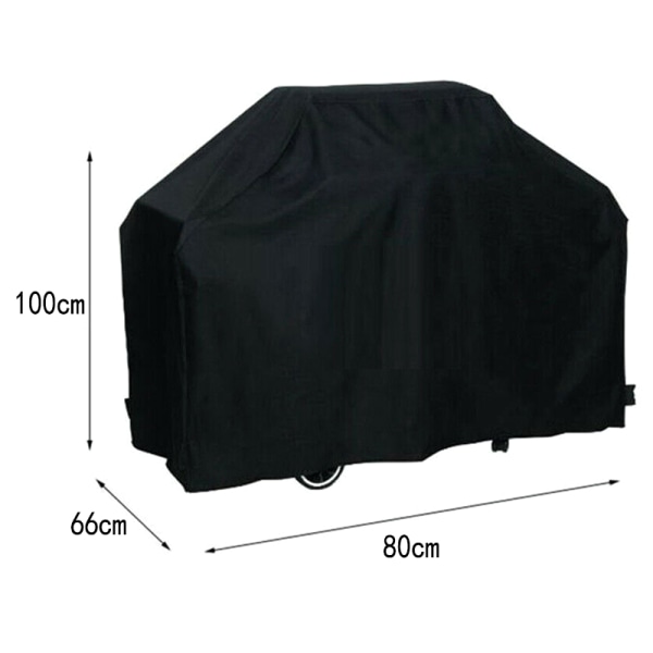 Stora PU-möbler Cover BBQ-överdrag utomhus Vattentät 80x66x100cm