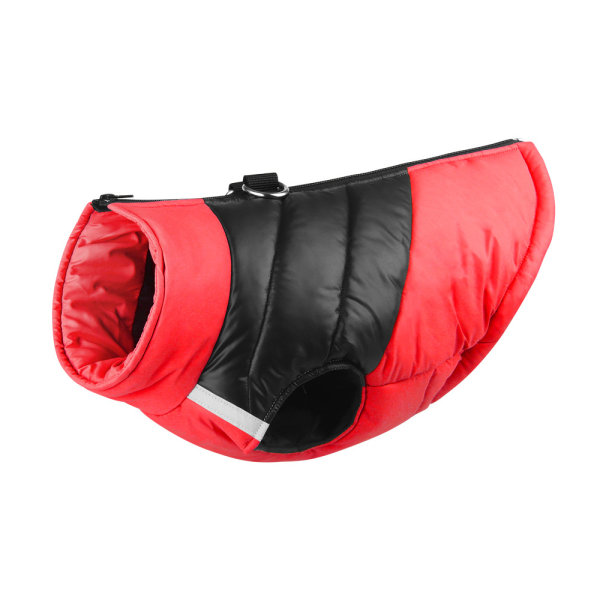 Vattentäta Varma Hundkläder Vinterdjurpäls Skyddande Jacka red 4XL
