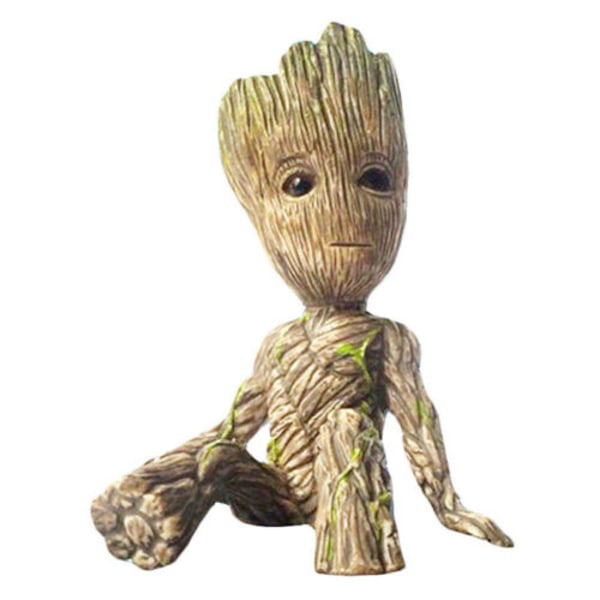 Guardians Of The Galaxy Vol 2 Baby Groot Figure Flower Pot Pen Pot PVC Figurine 