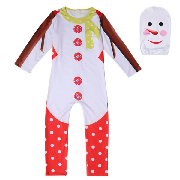 Jultomte Cosplay Ansiktsmask för Barn (Pojkar & Flickor) White