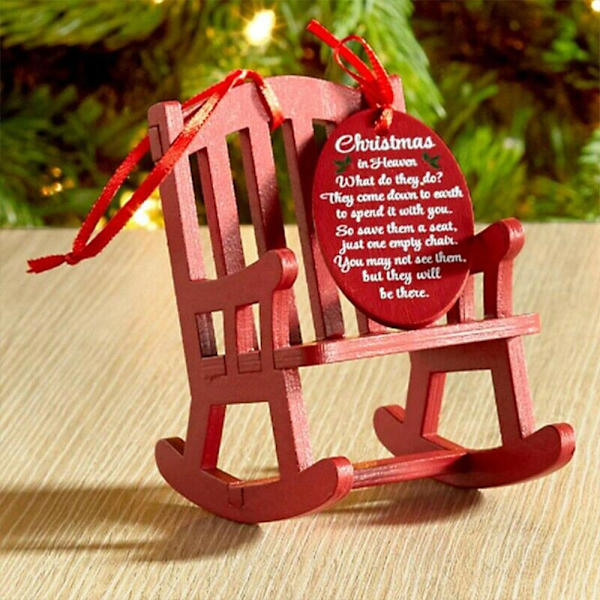 Julgranshänge Minnes Ornament Trästol