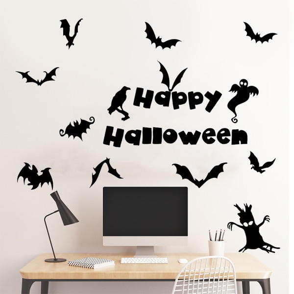 Halloween Fönster- och Väggdekaler i PVC B