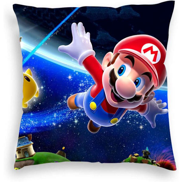 Super Mario Kuddfodral Dekorationskudde Hem Soffa Säng Barnrum Dekoration #3 45*45cm