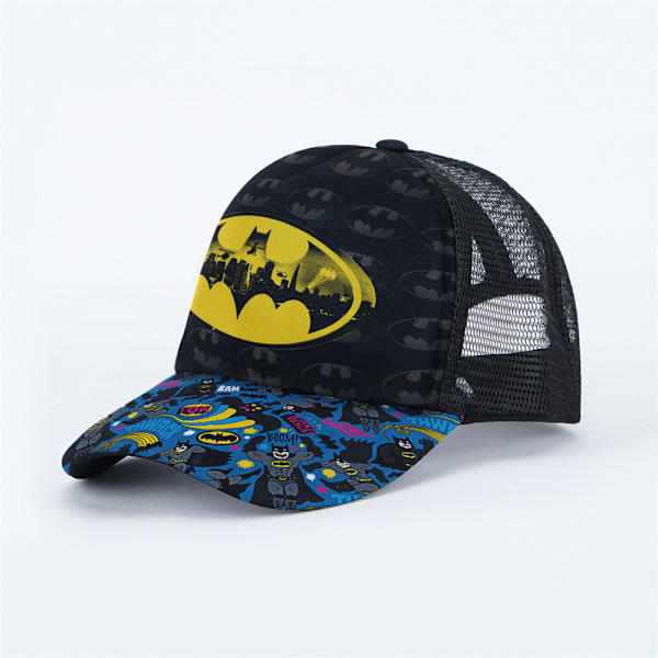 Barn Pojkar Superhjälte Karaktär Marvel Basebollkeps Mesh Andningsbar Snapback Hatt Batman