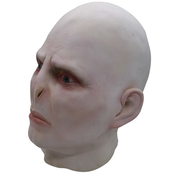Lord Voldemort Latex Mask Huvudbonad Halloweenfest Cosplay Rekvisita