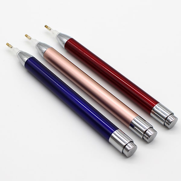 5D Diamantmålning Verktyg Spetsborr Penna LED-belysning red