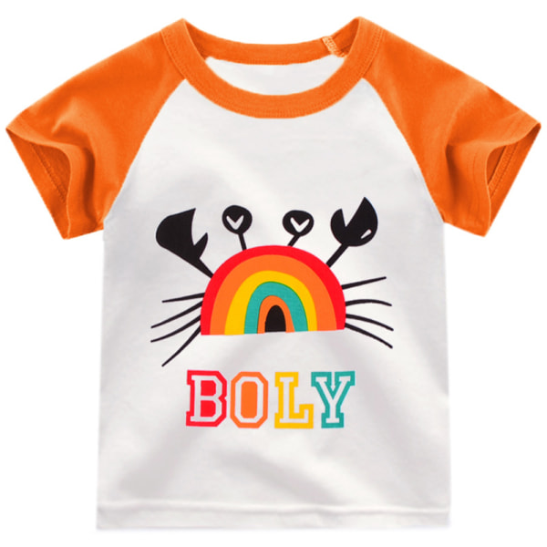 Barn Pojke Flicka Cartoon Topp Kortärmad T-shirt Barn T-shirt För Baby Barn Skjortor #14 140cm