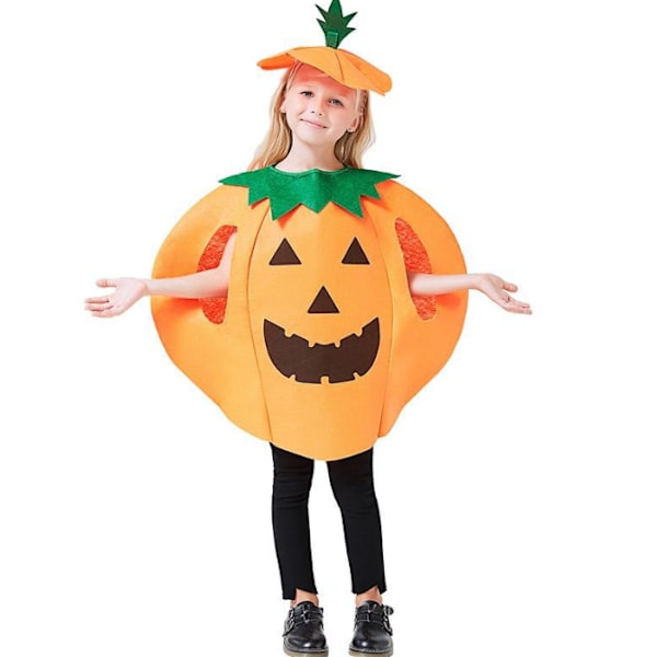 Barn Vuxna Söt Halloween Pumpa Kostymer Barn Pojkar Flickor Fest Cosplay Fancy Dress Up Adult Pumpkin Coat
