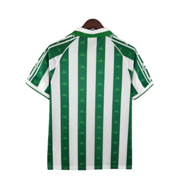 1996-97 Real Betis Home Retro Pikétröja Herr Kortärmad Tee Shirt Blus M