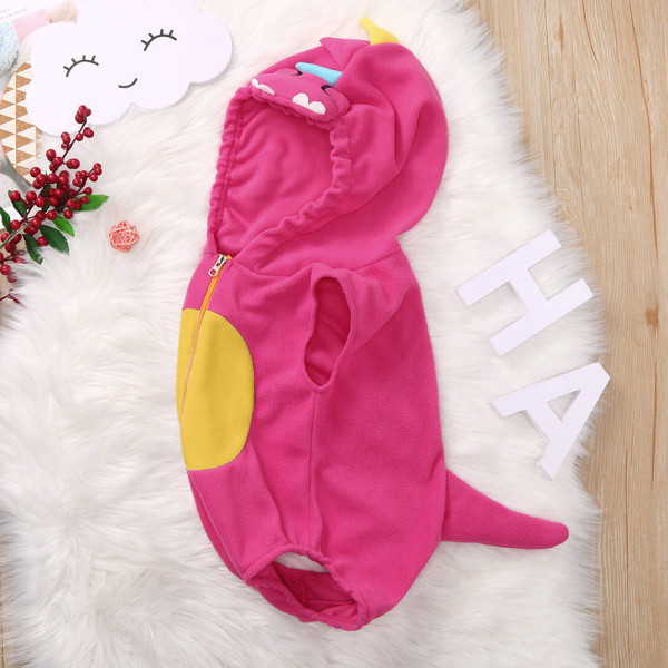 Baby Påsk-Dinosaurie Dragkedja Romper Jumpsuit Pyjamas Outfits 6-12M