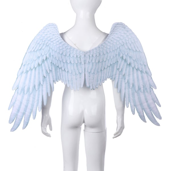 Halloween 3D Angel Wings Mardi Gras Theme Party Wings Cosplay white